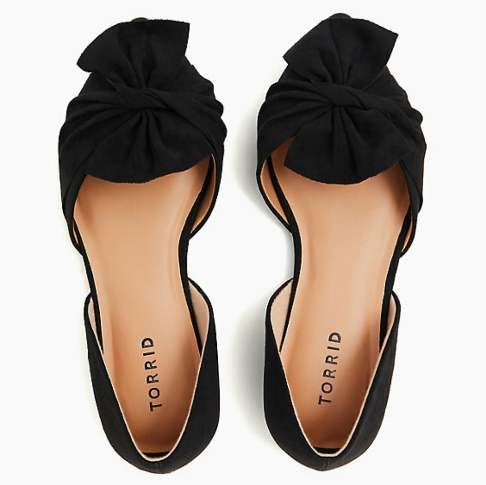 Black Torrid D'Orsay Flats